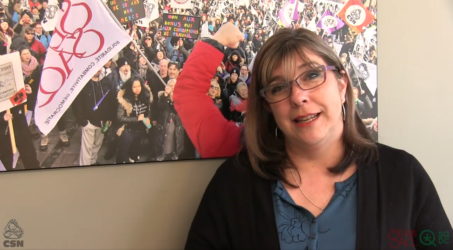 Entrevue avec Katia Lelièvre : Renouveler avec un syndicalisme combatif