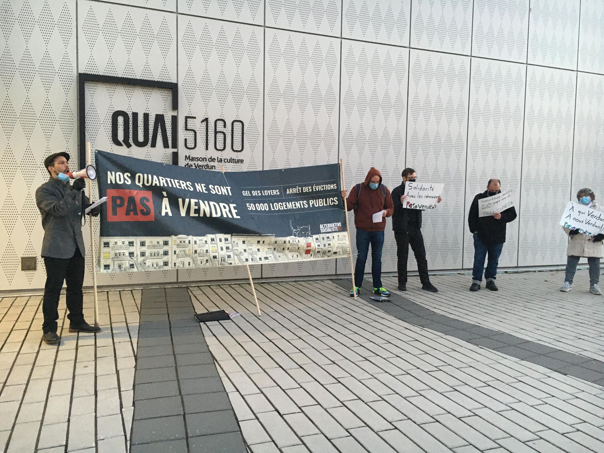 Non aux gentrificateurs à la mairie de Verdun!