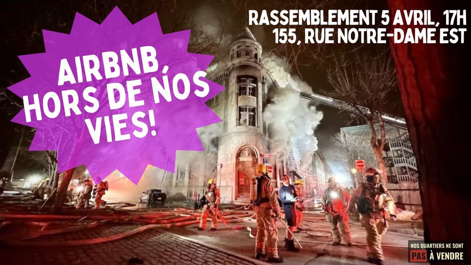 Airbnb, HORS DE NOS VIES!
