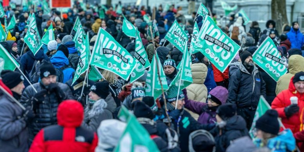 Le Canada en grève
