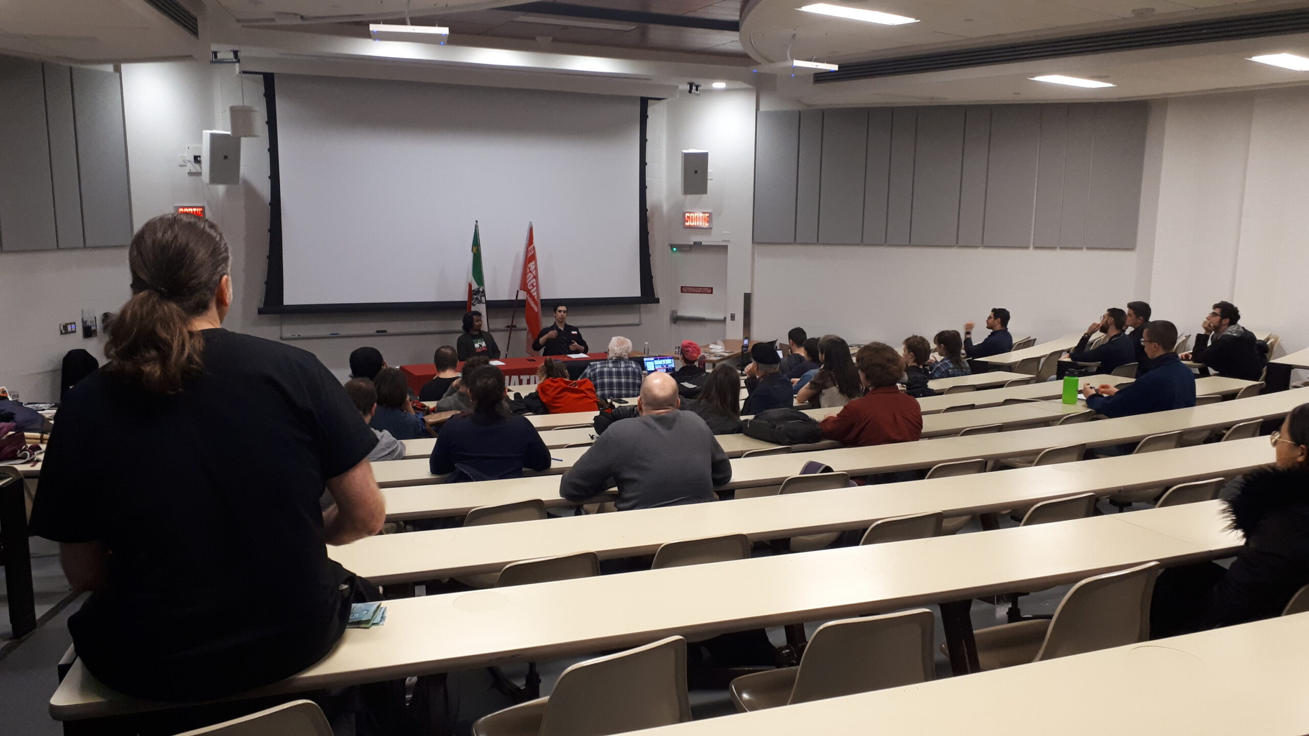 auditoire dans une salle de conférence