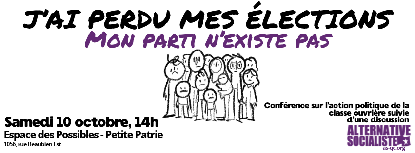 J’ai perdu mes élections: mon parti n’existe pas!!