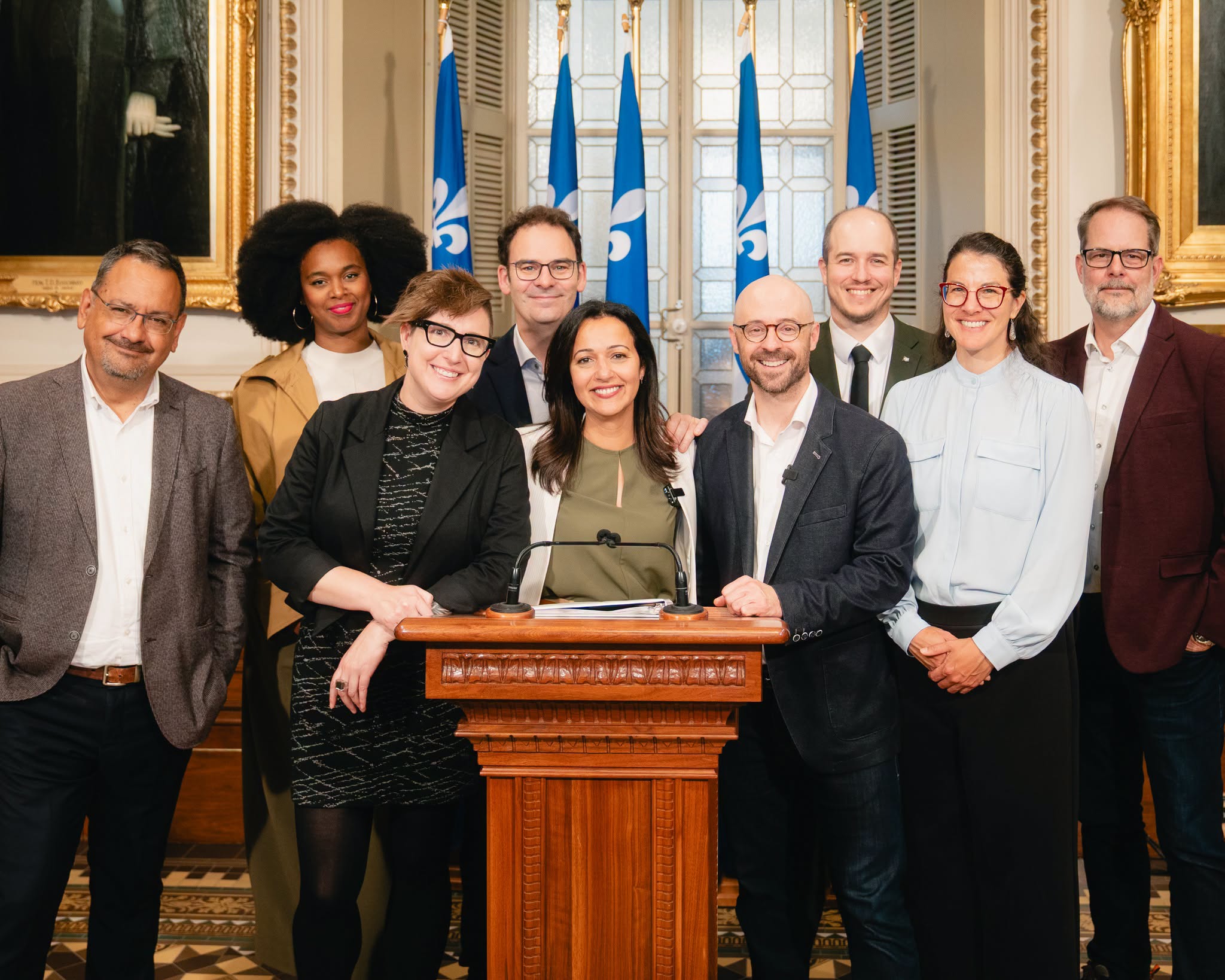 Le caucus solidaire de la 44e législature